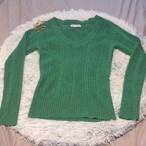 Aeropostale Green Long Sleeve Sweater SZ M